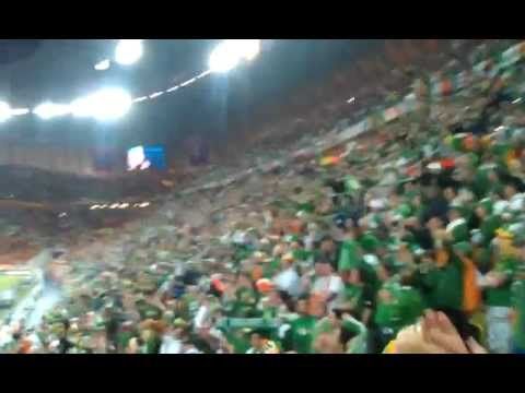 Irish Fans Sing Fields of Athenry Against Spain, Euros 2012