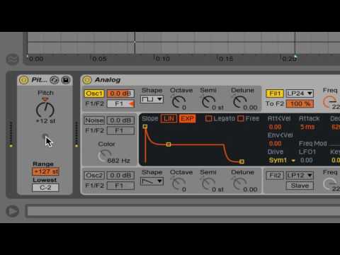 Ableton Live - MIDI Effect - Pitch