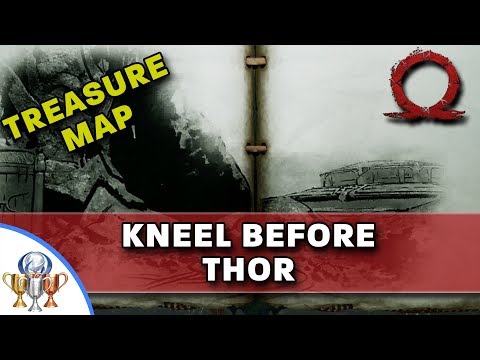 God of War Treasure Map - Kneel Before Thor - Map and Dig Spot Locations