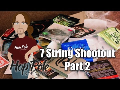 7 String Strings Shootout Part 2 - The big reveal!