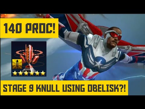 META ON A BUDGET? FALCON vs STAGE 9 KNULL w/ 140% PROC!! | Marvel Future Fight