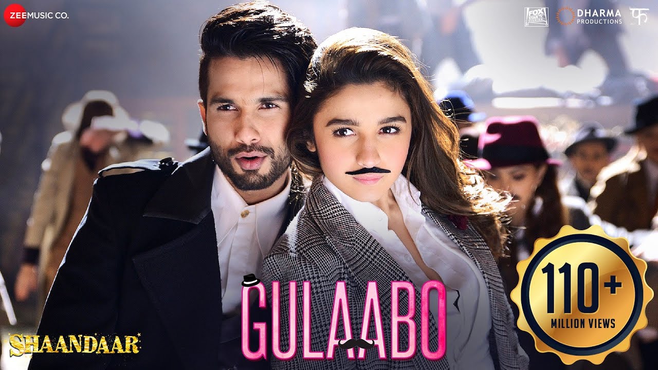 Gulaabo/Gulabo Lyrics  | Shaandaar | Shahid Kapoor and Alia Bhatt | Vishal Dadlani & Anusha Mani | Amit Trivedi