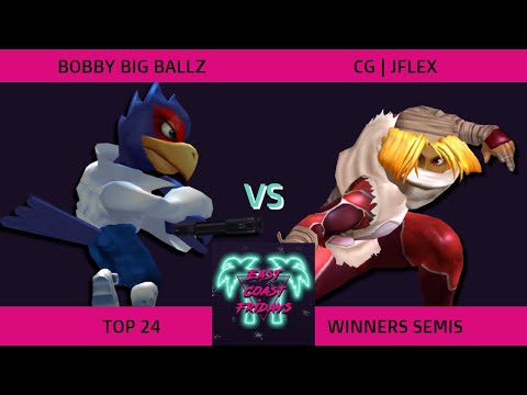 bobby big ballz (Falco) vs. CG | Jflex (Sheik) - ECF 172 Top 24 Winners Semifinals SSBM