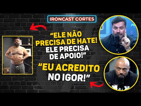 IGOR3K TOMA HATE PESADO AO VIVO, CARIANI E JULIO DEFENDERAM – IRONCAST CORTES