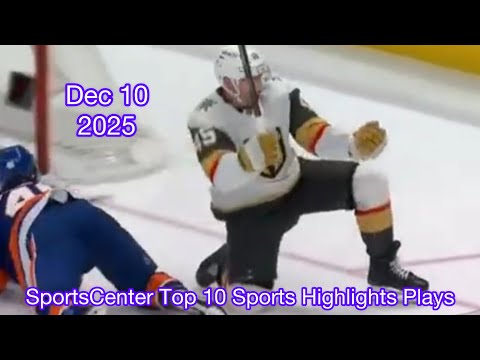 SportsCenter Top 10 Sports Highlights Plays - Dec 10, 2025