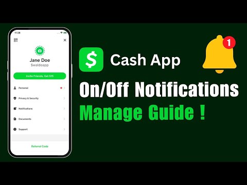 How to Manage Notifications on Cash App | Turn On / Off Notifications !