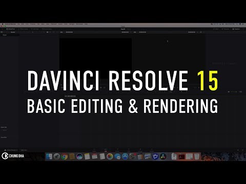 DaVinci Resolve 15: Getting Started with Basic editing & rendering in 17 min - Chung Dha