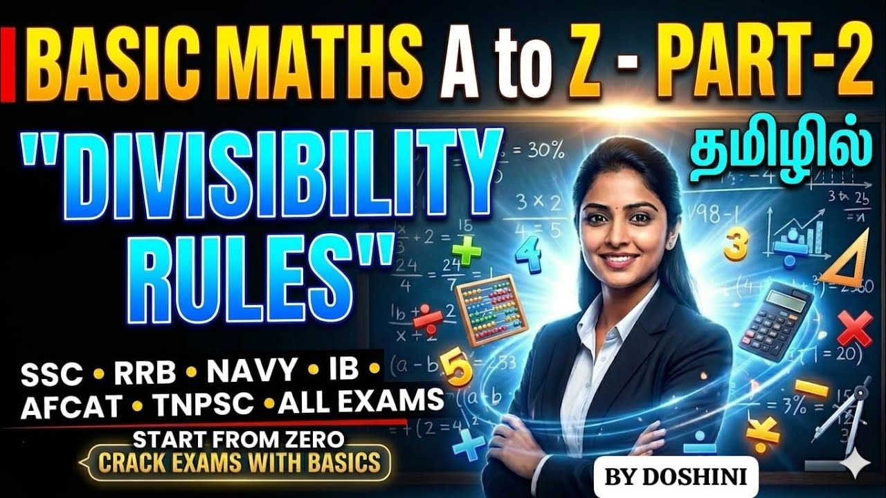 The ONLY Divisibility Rules you'll ever need! | Master Fast Math Calculations | 52-Minute Mega Class