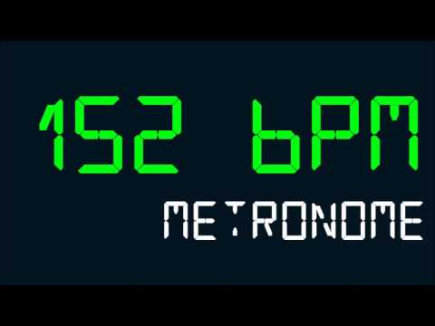 152 BPM (Beats Per Minute) Metronome