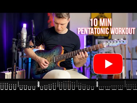 Daily 10 min Pentatonic workout with TABs