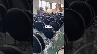 Before and after  #weddingfurniture #weddingchairs