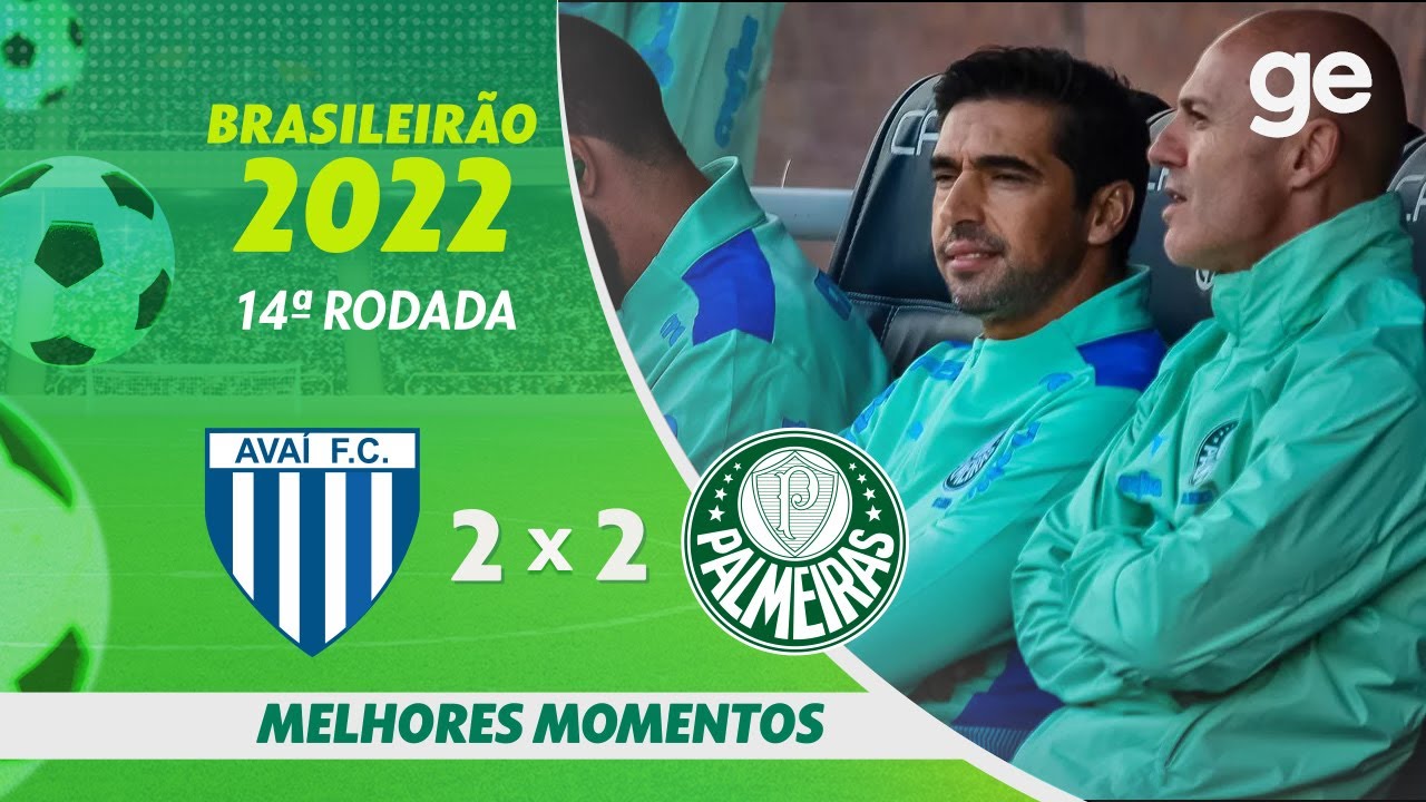 AVAÍ 2 X 2 PALMEIRAS | MELHORES MOMENTOS | 14ª RODADA BRASILEIRÃO 202