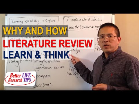 001 Literature Review in Research Methodology - What is a Literature Review Video