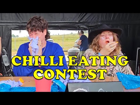 Chilli Eating Contest - Black Deer  Festival 2023 - Sunday