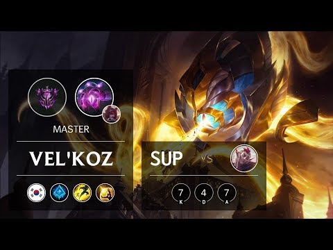 Vel'Koz Support vs Rakan - KR Master Patch 9.17