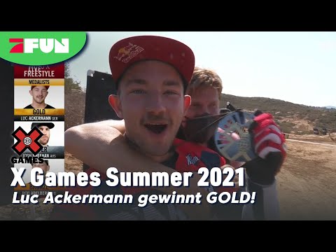 Luc Ackermann holt X Games Gold im Moto X Freestyle | X Games Summer 2021 | ProSieben FUN