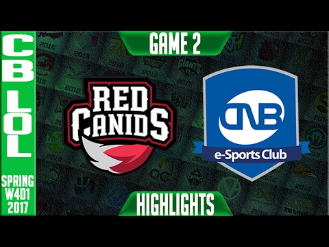 RED vs CNB Game 2 - CBLoL W4D1 Spring 2017 - RED vs CNB G2