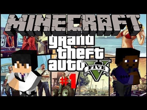 Minecraft Grand Theft Auto 5 Let's Play: Episode 1 - The Search For ThePoppets
