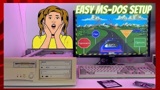 Easy setup Retro PC MS DOS with PHILSCOMPUTERLAB disk and Dreamblaster DOOM fun