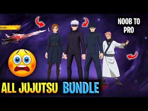 All Jujutsu Kaisen Bundle Claim 🤑 | New Anime Legendary Gojo Bundle 😨