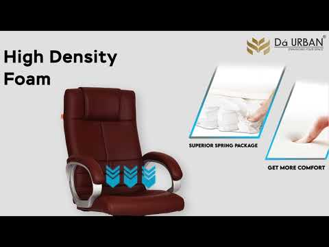 Da Urban Femo Office Revolving Chair (Brown)