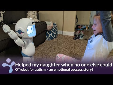 QTrobot helped my daughter when no one else could – An emotional success story!