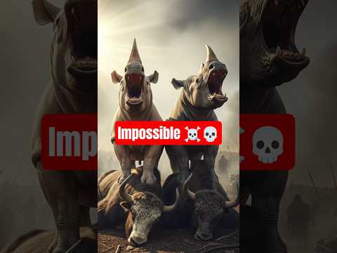 Final Battle Rhino 🦏💀 vs Elephant 🐘☠️ — The Clash of Titans 🌍🔥 | Who Will Win..??🤔🥵