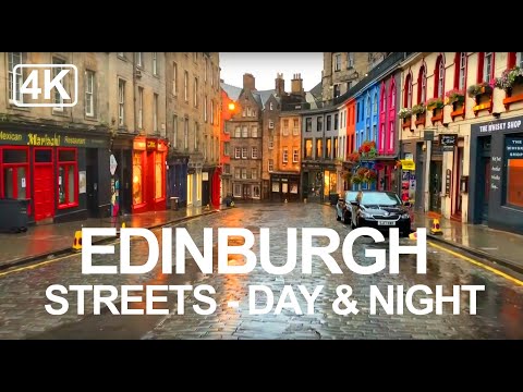 [4K] The Best of Edinburgh - Virtual Walking Video of Edinburgh Compilation (including  nightlife)