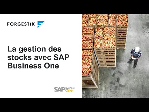 La gestion des stocks avec SAP Business One