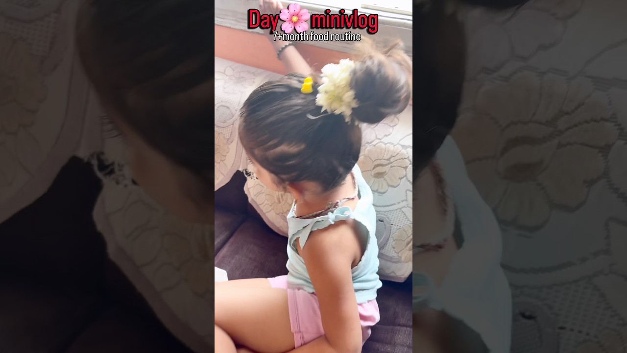 Day23🌸minivlog✅||baby food😁  #ambumadhu #food  #minivlog #shorts