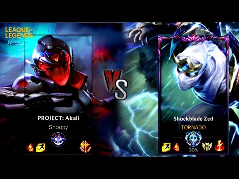 MİD LANE - Zed Vs. Akali (Who Win Lane?) Wild Rift [BUİLD & RUNE]