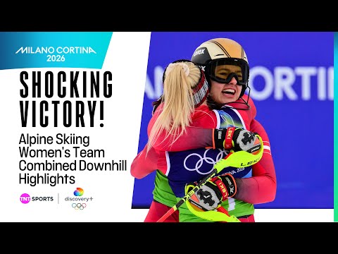 AUSTRIA TAKE GOLD 🥇 | Alpine Skiing Women's Team Combined Downhill Highlights | Winter Olympics 2026