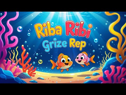 Riba, Ribi Grize Rep 🐟 | Uči Slovo R kroz Ritam i Rimu! | Edukativna Pesma za Decu #pesmezadecu