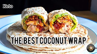 Keto Coconut Wrap (Remake) | Eggless | Dairy Free | Guilt free | Soft, fluffy, fragrant & pliable