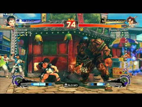 Juso (Sakura) vs GoldenToy0821 (Hawk) - SSF4 Arcade Edition Xbox Live Ranked Match