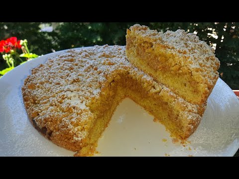 TORTA SBRICIOLATA CON RICOTTA E AMARETTI