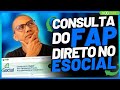 COMO CONSULTAR O FAP DIRETO NO ESOCIAL