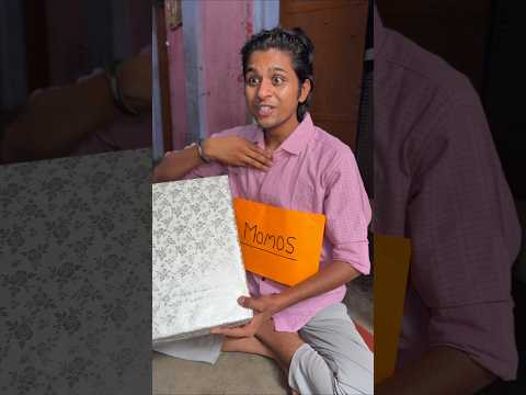 Momos Vs Pizza 😍 ? Special Gift Unboxing #recipe #Food#shorts#viral