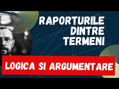 Bac Logic and argumentation, Relationships between terms and their graphic representation