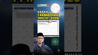 Download lagu 🔴 KAPAN 1 RAMADHAN 2026? Jadwal Resmi Muhammadiyah mp3