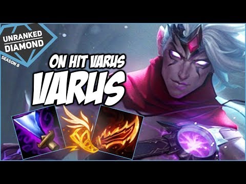 BEST VARUS BUILD? ON HIT ITEMS - Unranked to Diamond - Ep. 19 | League of Legends