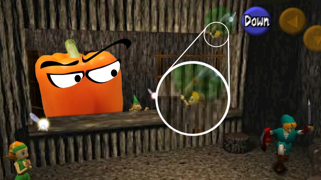 Can I hide from my friends in Ocarina of Time?