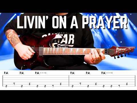Bon Jovi – Livin’ On A Prayer Guitar Lesson | Step-by-Step Tutorial With Free Downloadable Tabs