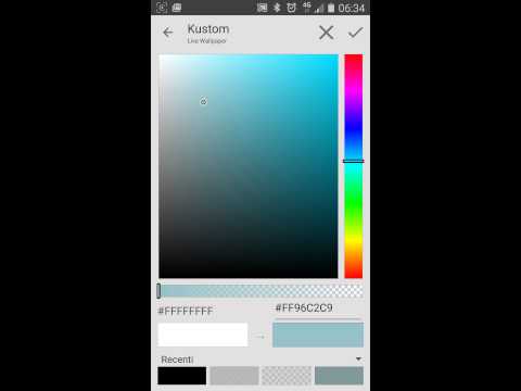 Come creare un orologio in kustom lwp