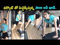 Actress Sara Ali Khan Mind Blowing Workout Video Sara Ali Khan Gym Videos Silver Screen