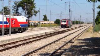 preview picture of video 'Τραίνο InterCity 50 - ΟΣΕ / Train InterCity 50 - HELLENIC Railways'