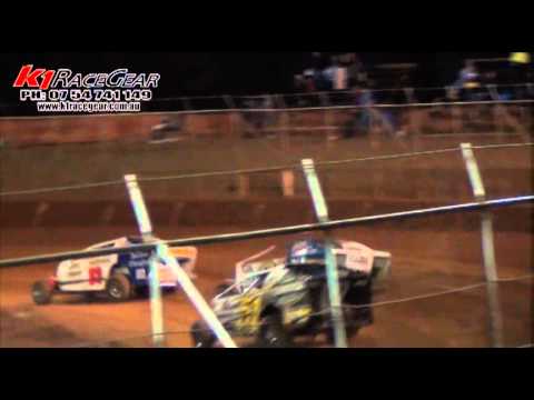 V8 Dirt Modifieds - Heat 5 - Queensland Title - Kingaroy Speedway - 14.04.12