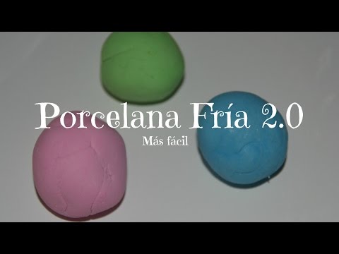Porcelana fría, receta fácil 2.0 (Más elástica)