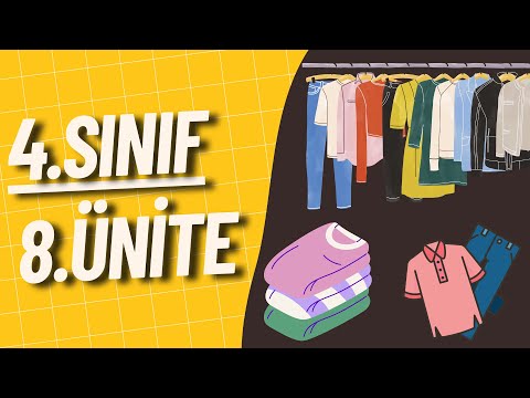 4.SINIF İNGİLİZCE 8.ÜNİTE KONU ANLATIMI | MY CLOTHES