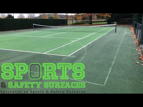 Tennis Court Cleaning & Painting Service in West Midlands | Sports Court Cleaning